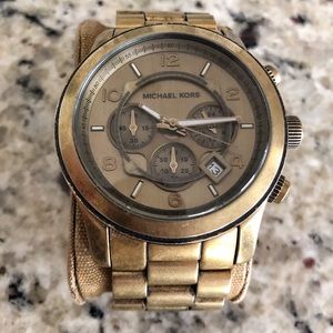 Michael Kors Unisex Oversize Runway Watch